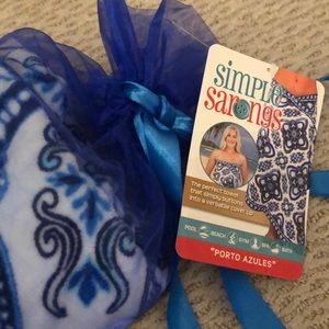 Simple Sarong in “Porto Azules” New in package.
